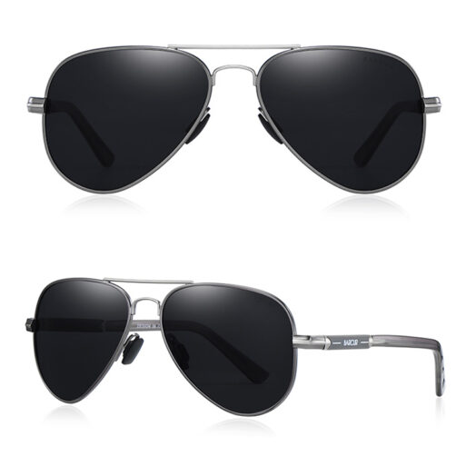 BARCUR – Γυαλιά Ηλίου Pilot Stainless Grey Σκελετός & Grey Φακός Polarized (8721)