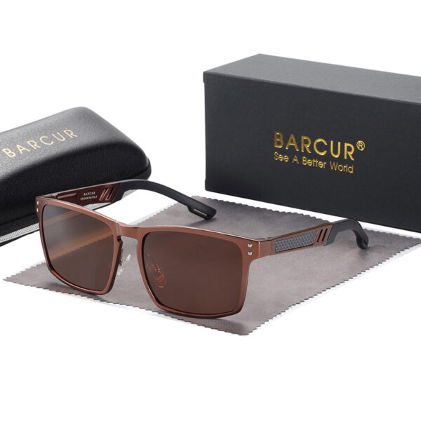 BARCUR - Γυαλιά Ηλίου Active Stainless Καφέ Σκελετός & Καφέ Φακός Polarized (6580)