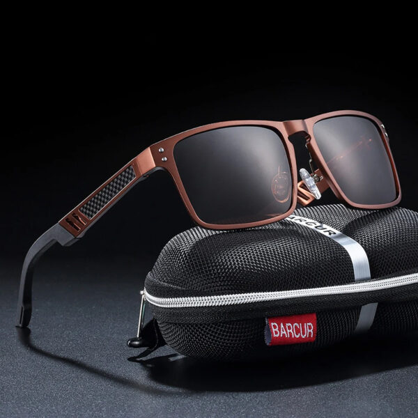 BARCUR - Γυαλιά Ηλίου Active Stainless Καφέ Σκελετός & Καφέ Φακός Polarized (6580)