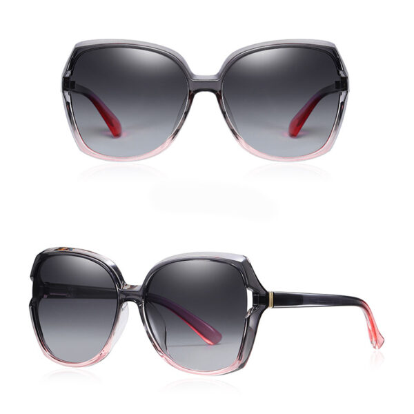 BARCUR - Γυαλιά Ηλίου Lifestyle Clear/Pink Σκελετός & Μαύρος Φακός Polarized (2117)